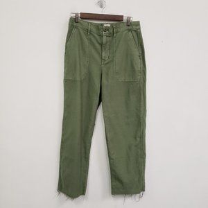 J. Crew Olive Wide Leg Pants
